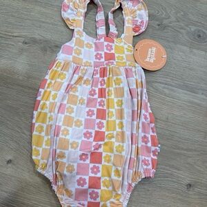 Colorful Floral Baby Romper